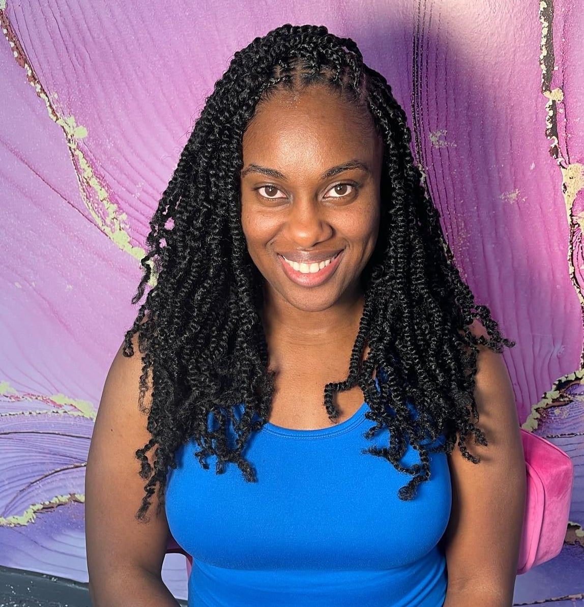 Defined Long Black Passion Twists Defined Long Black Passion Twists — Passion Twists Hairstyles