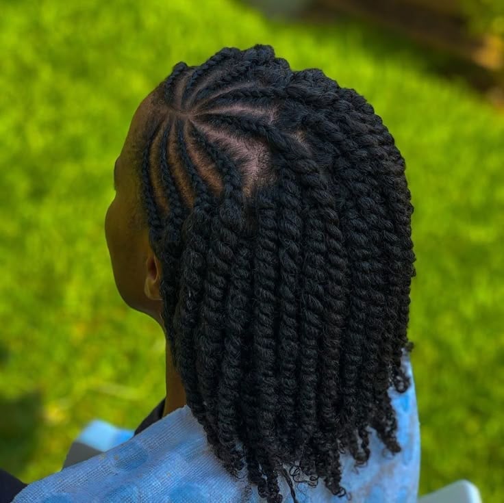 Collarbone Black Passion Twists With Defined Texture Collarbone Black Passion Twists With Defined Texture — Passion Twists Hairstyles