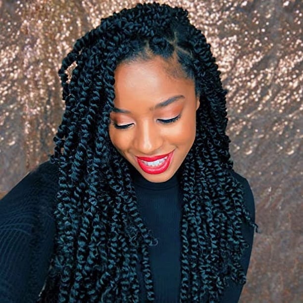 Defined Black Passion Twists Mid-Back Length Defined Black Passion Twists Mid-Back Length — Passion Twists Hairstyles