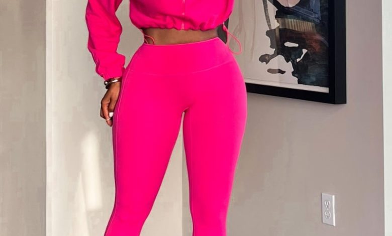 PRETTY IN PINK LEGGING | SET - LittleMissAdore