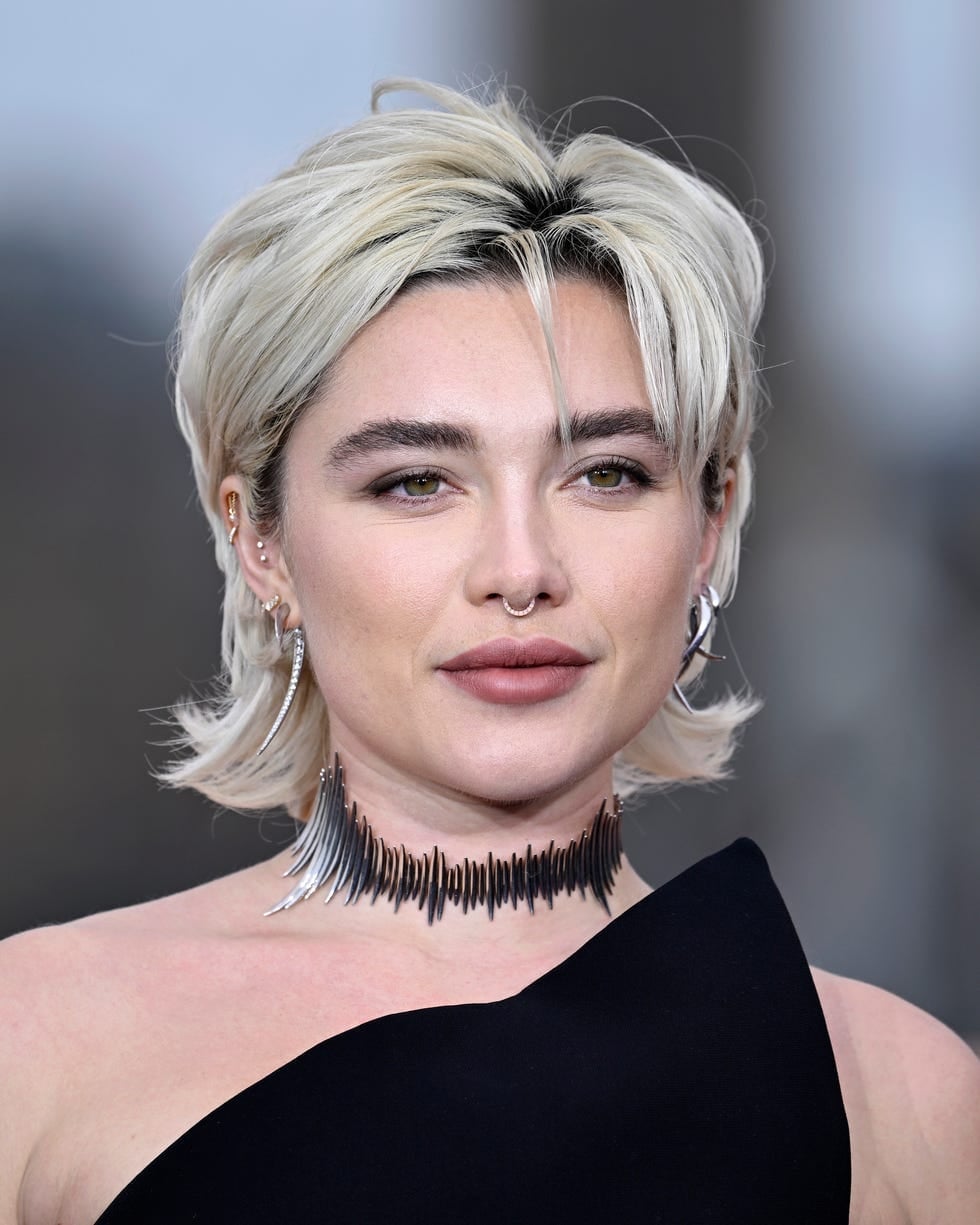 Tousled Ear Length Icy Blonde Pixie Bob — Pixie Bob Haircut