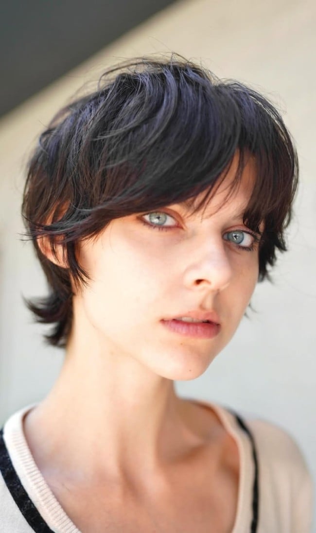 Textured Ear Length Shag Pixie Bob — Pixie Bob Haircut