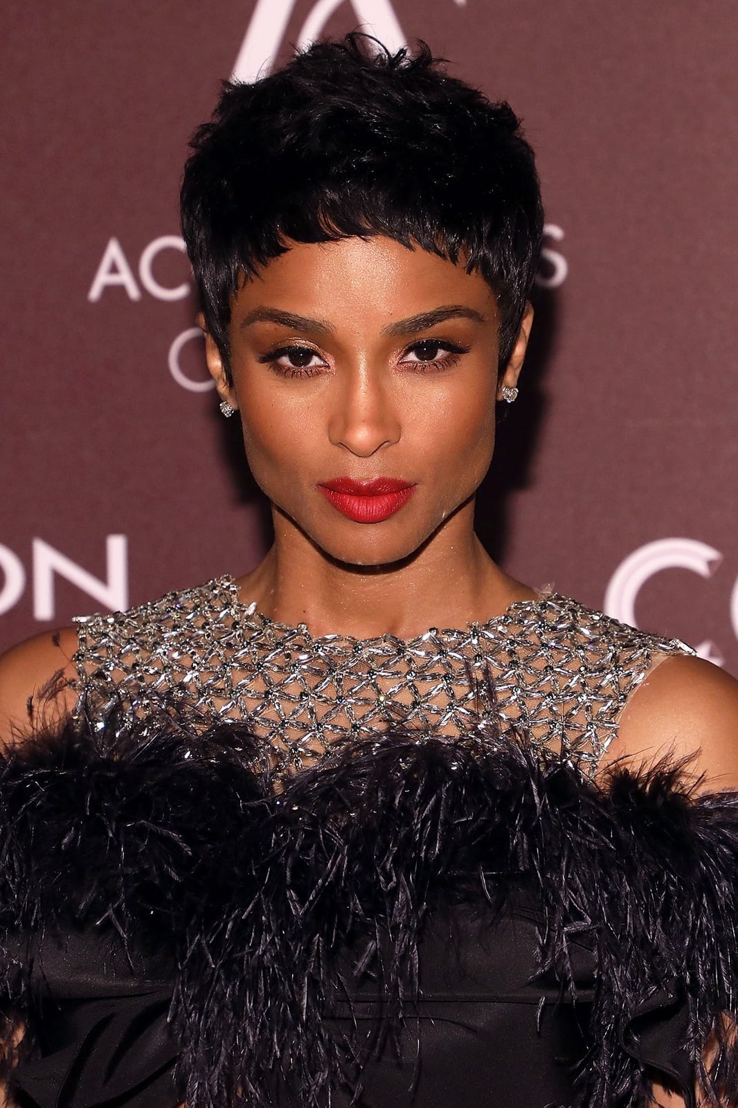 Sharp Black Pixie With Short Fringe Sharp Black Pixie With Short Fringe — Pixie Cut