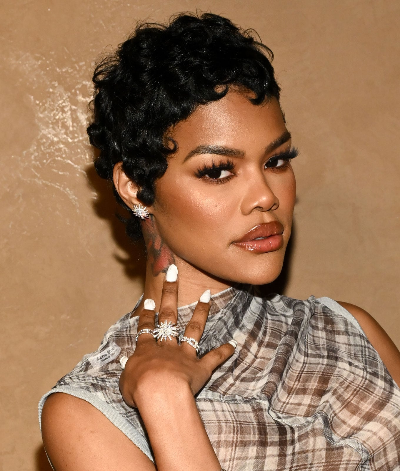 Choppy Black Pixie With Central Part Choppy Black Pixie With Central Part — Pixie Cut