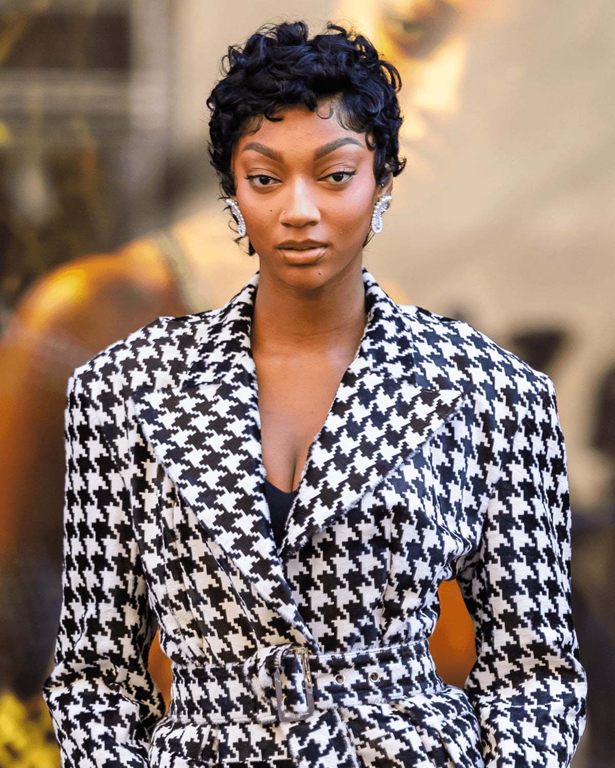 Sleek Brown Pixie With Side Part Sleek Brown Pixie With Side Part — Pixie Cut