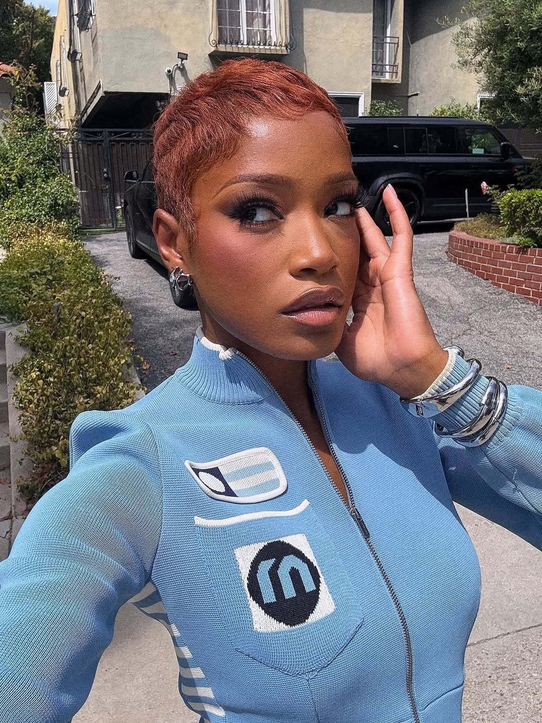 Copper Pixie With Textured Waves — Pixie Haircuts