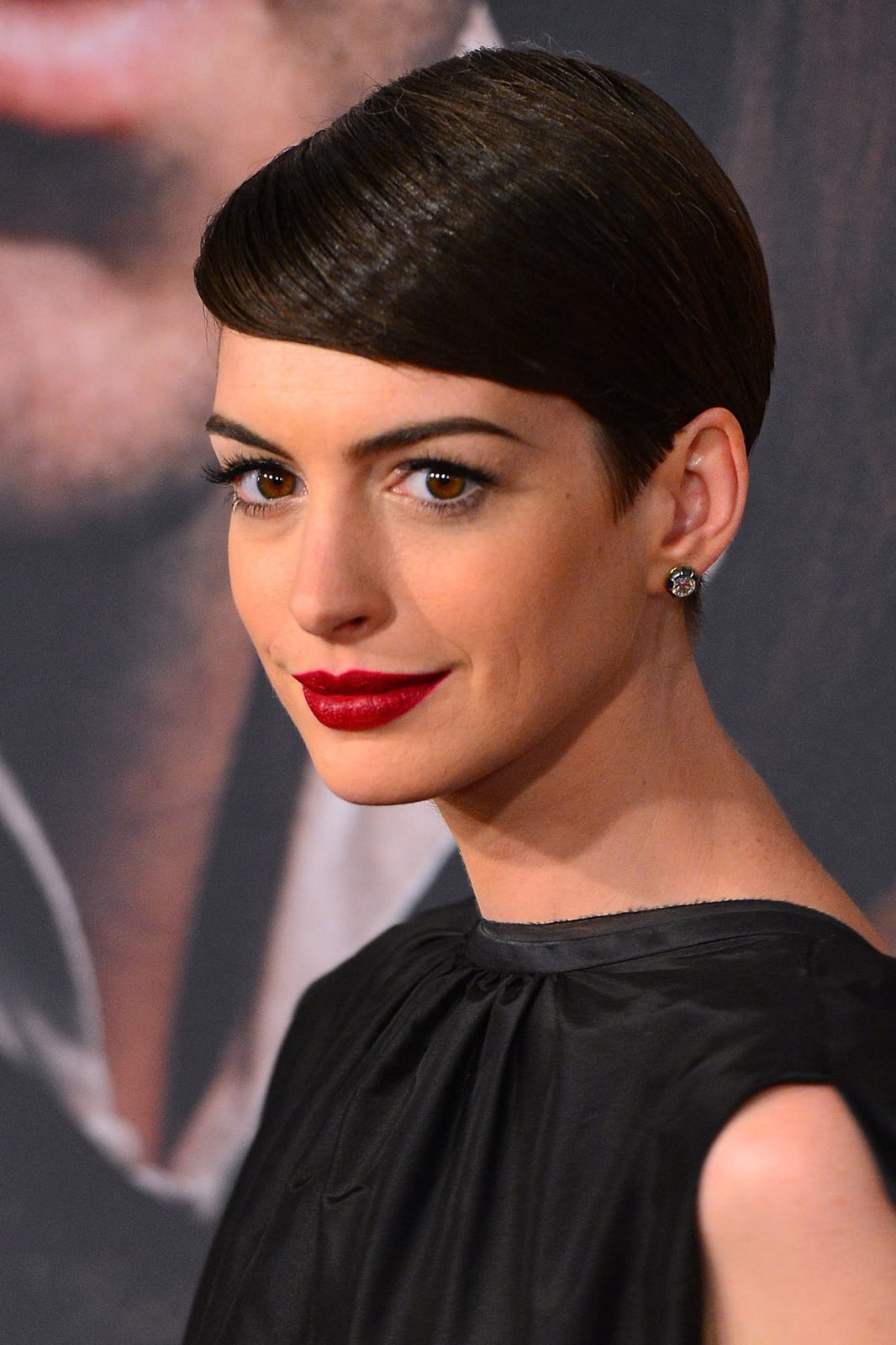 Sleek Dark Brown Pixie With Side Fringe — Pixie Hairstyles