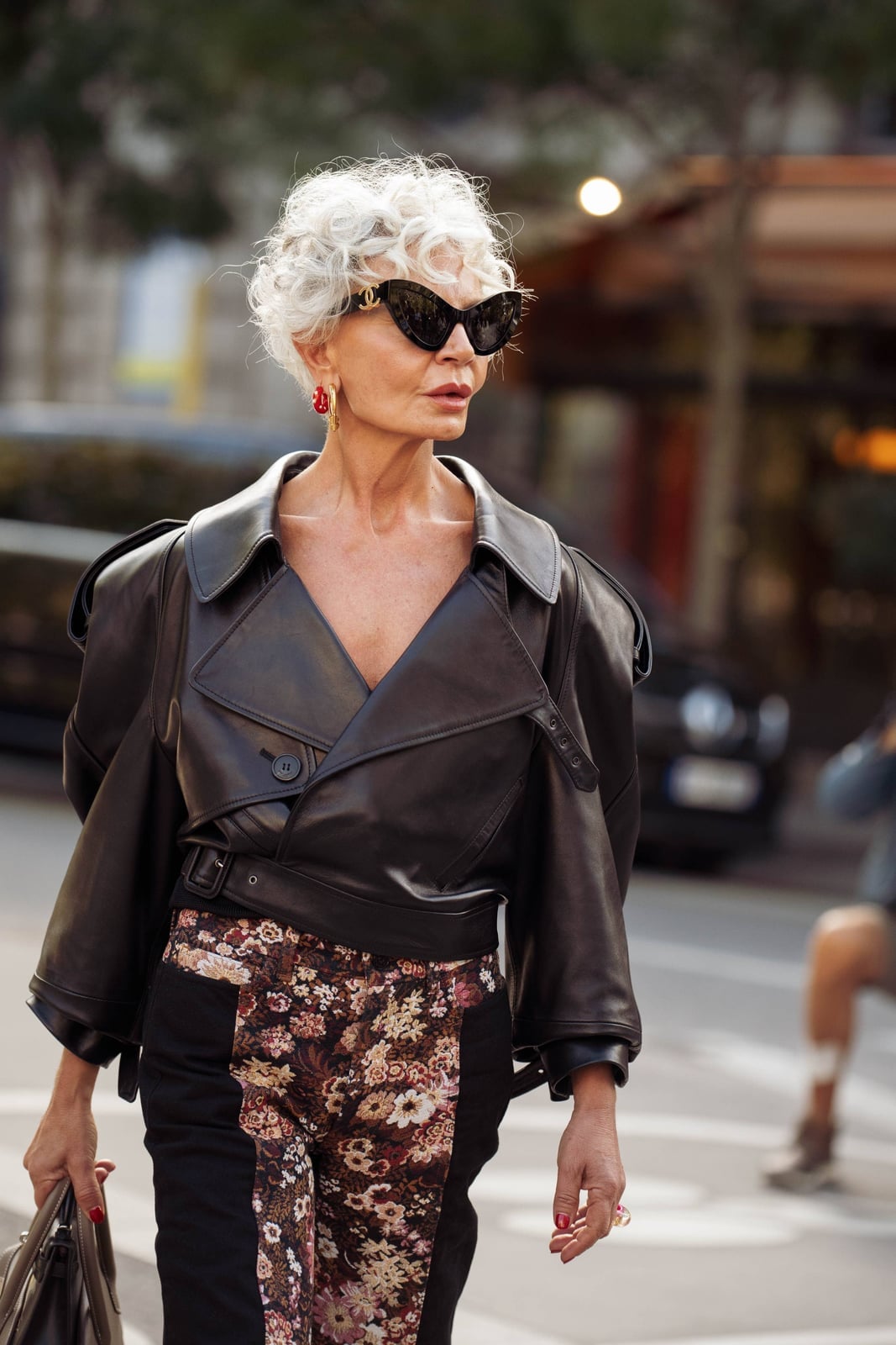 Silver-Gray Pixie With Natural Waves — Pixie Hairstyles