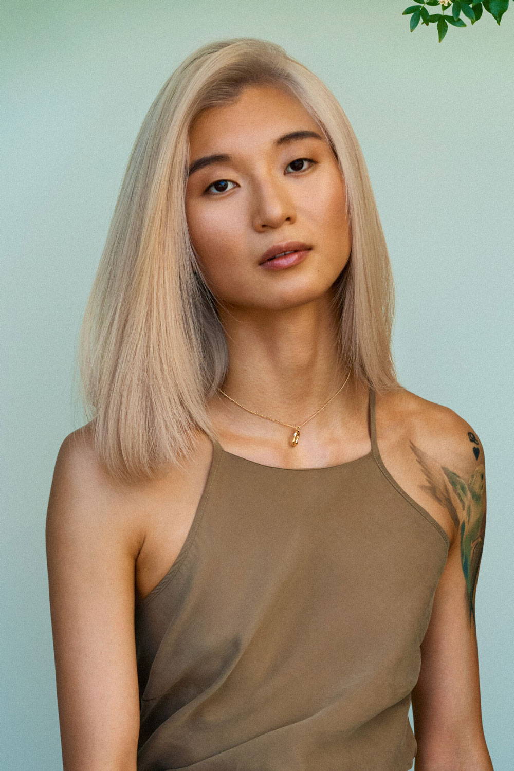 Collarbone Length Platinum With Face-Framing Layers, Straight Collarbone Length Platinum With Face-Framing Layers, Straight — Platinum Blonde