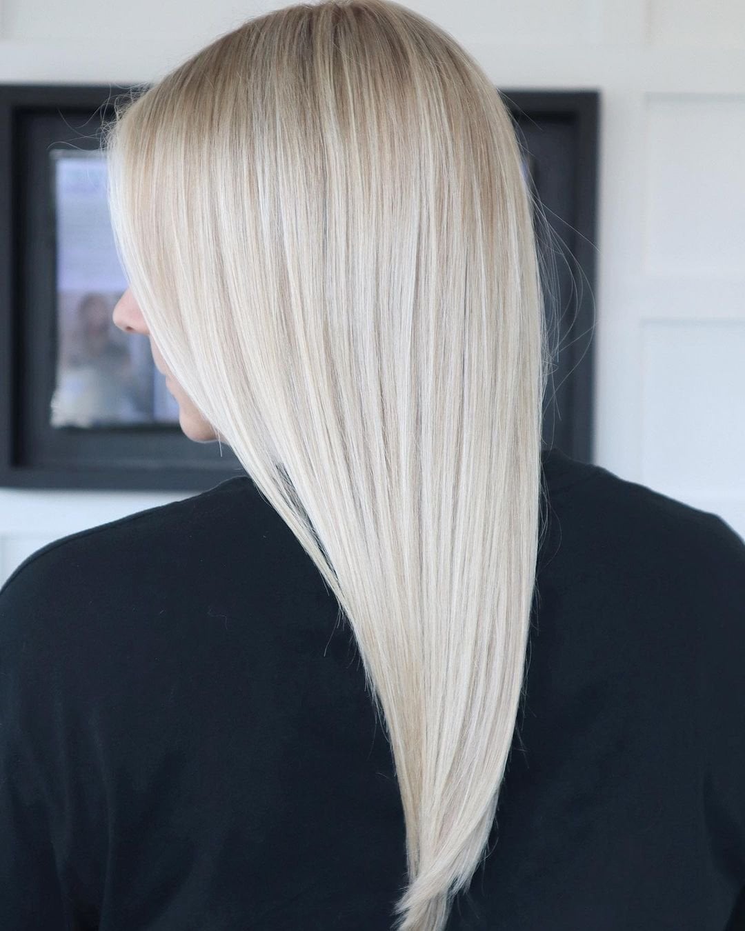 Sleek Mid-Back Platinum With Root Shadow Sleek Mid-Back Platinum With Root Shadow — Platinum Blonde