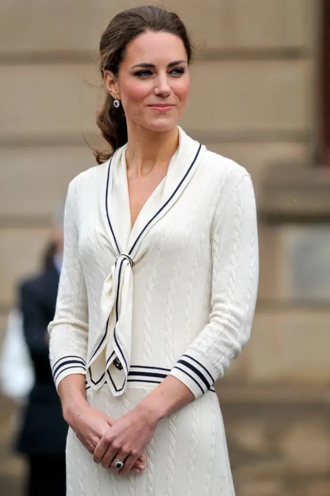 Cable Knit Dress with Nautical Tie Detail Cable Knit Dress with Nautical Tie Detail — Preppy Outfits