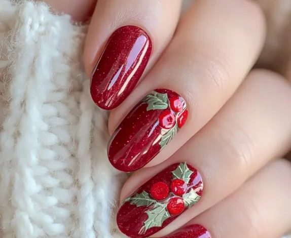 Red Christmas Nails That Spark Holiday Cheer - Insider Mama