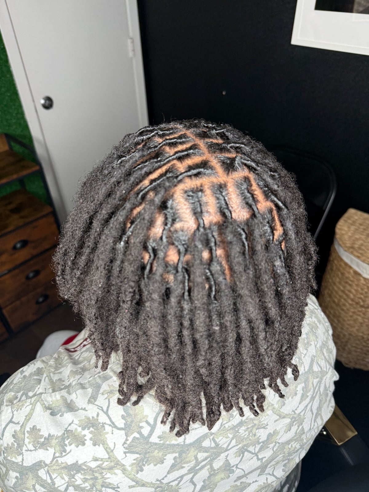 Shoulder Length Wavy Locs Retwist — Retwist Locs