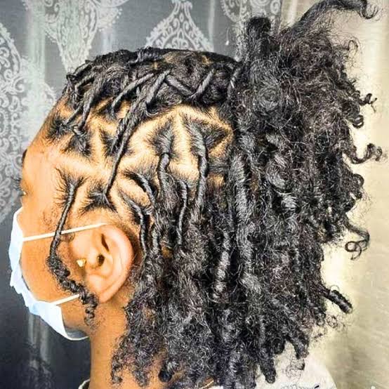 Updo With Intricate Braided Sections, Close-Up Take — Retwist Locs