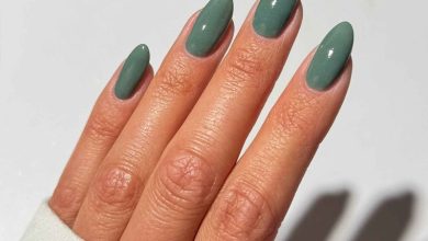 Green Nail Powder | Elegant Nail Designs | GLAMRDiP