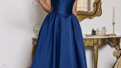 Amoris T822 Short Midi A Line Cocktail Dress
