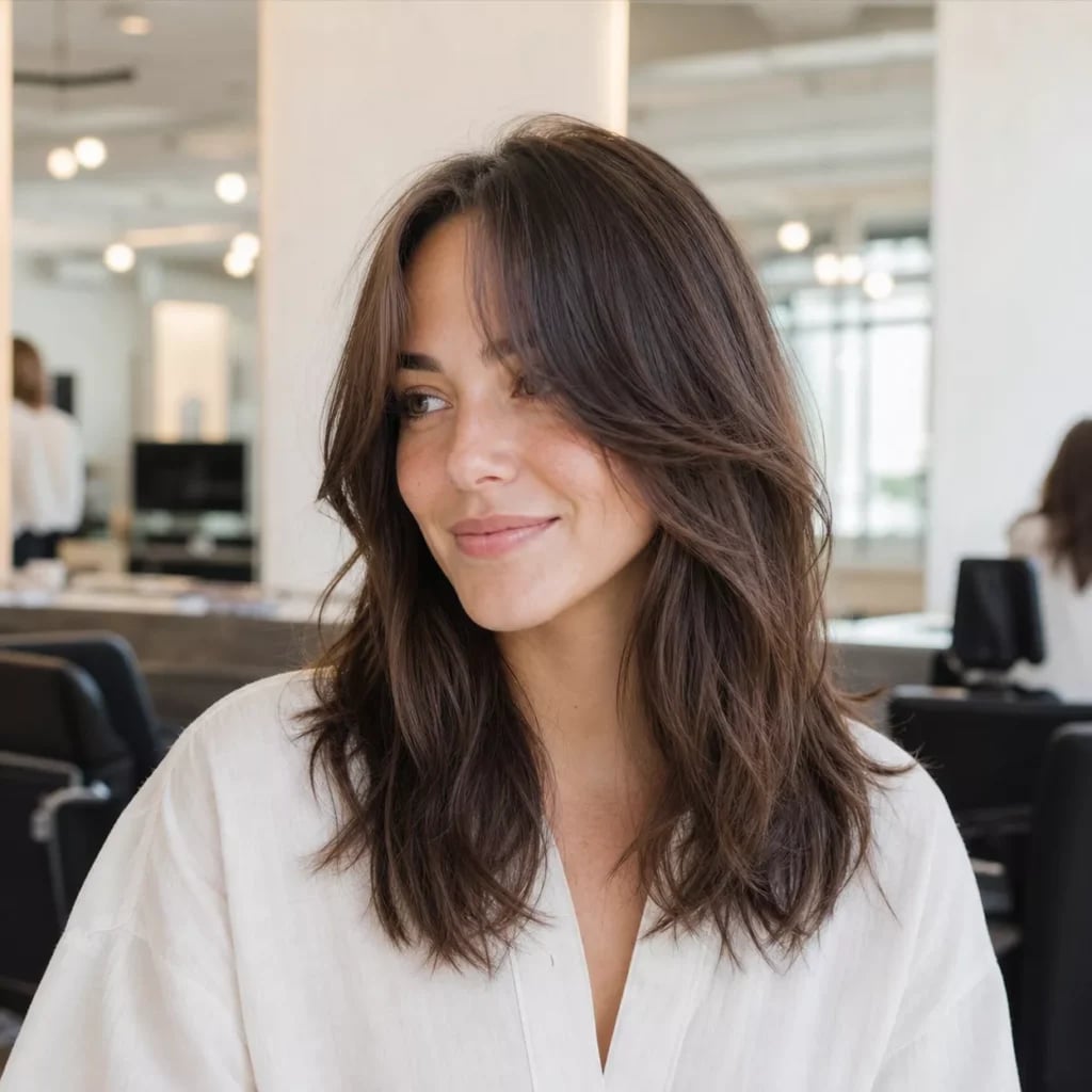 Collarbone Shag With Soft Waves — Shag Haircut