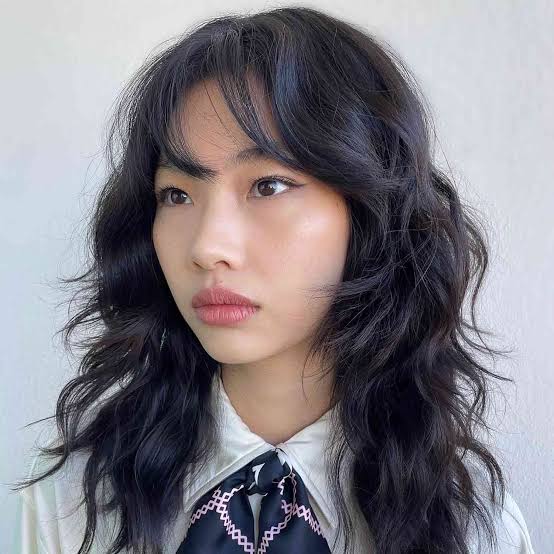 Shoulder Shag With Wispy Bangs — Shag Haircut