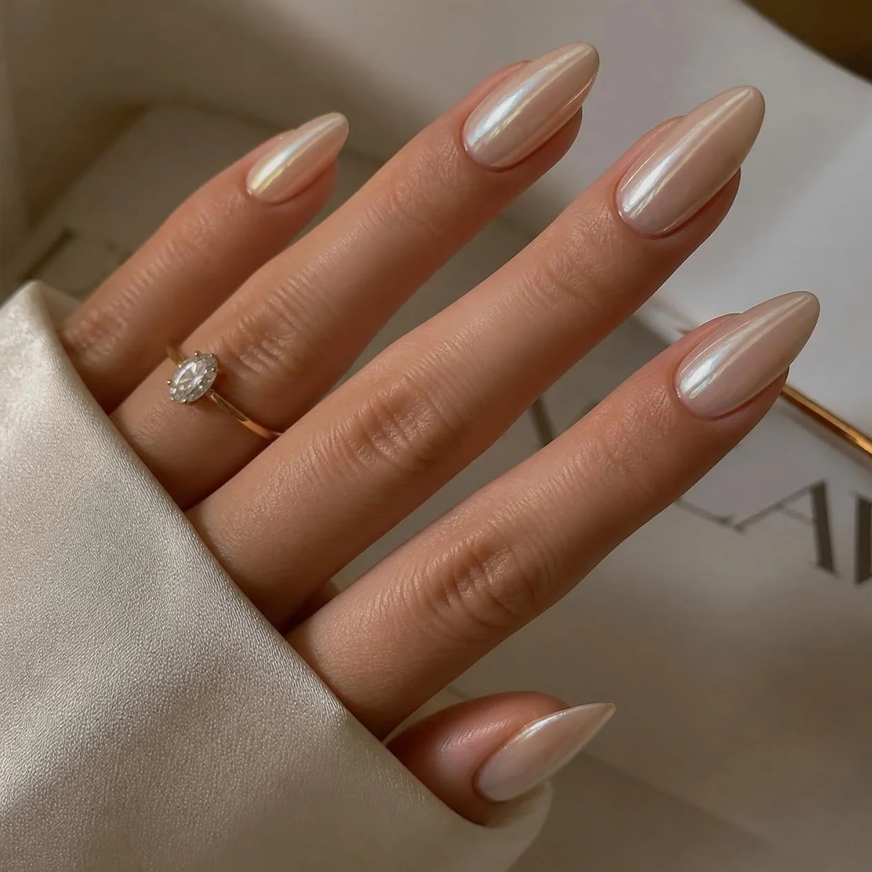 Sheer Milky White Square Nails — Sheer Nails