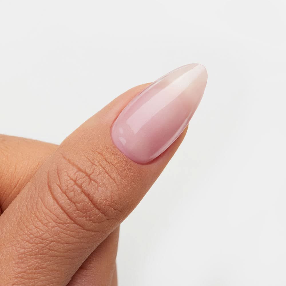 Sheer Light Pink Oval Nails — Sheer Nails