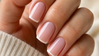 15 Short Square Acrylic Nails Ideas With French Tips
