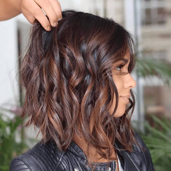 Shoulder Length Shag Layers With Wispy Bangs — Shoulder Length Haircuts