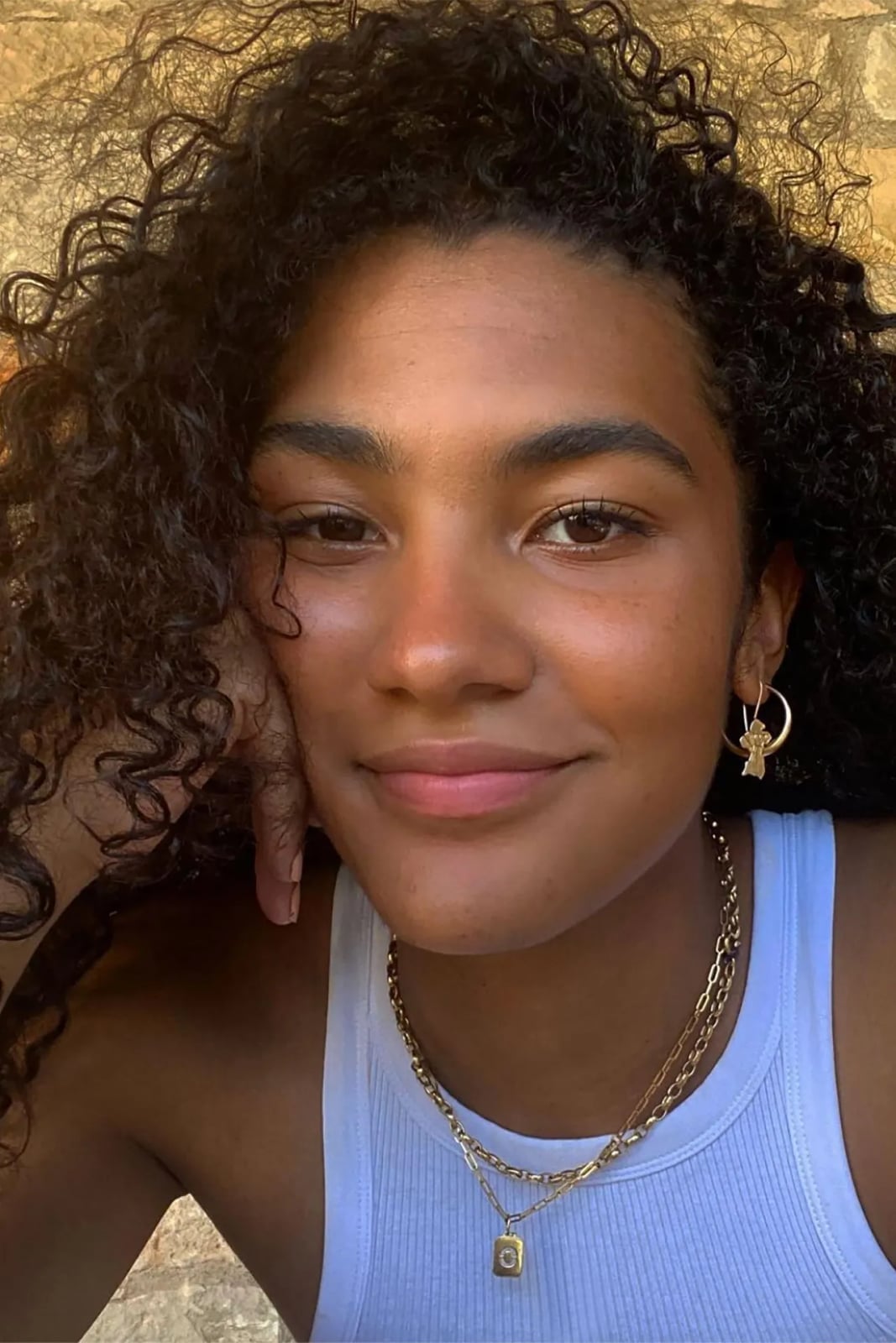 Shoulder Length Wavy With Defined Curls — Side Part