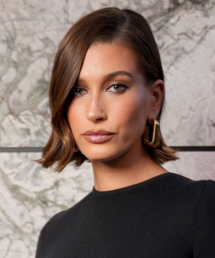 Sleek Chin Length Blunt Bob — Side Part Hairstyles
