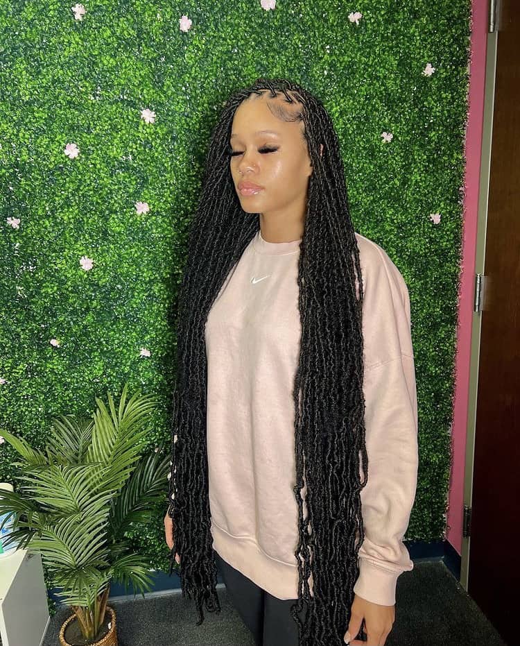 Extreme Length Wavy Locs Extreme Length Wavy Locs — Soft Locs Hairstyles
