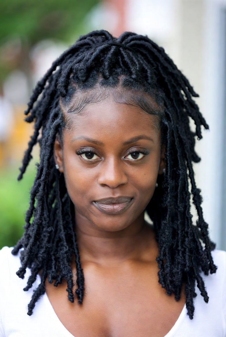 Shoulder Length Wavy Locs Shoulder Length Wavy Locs — Soft Locs Hairstyles