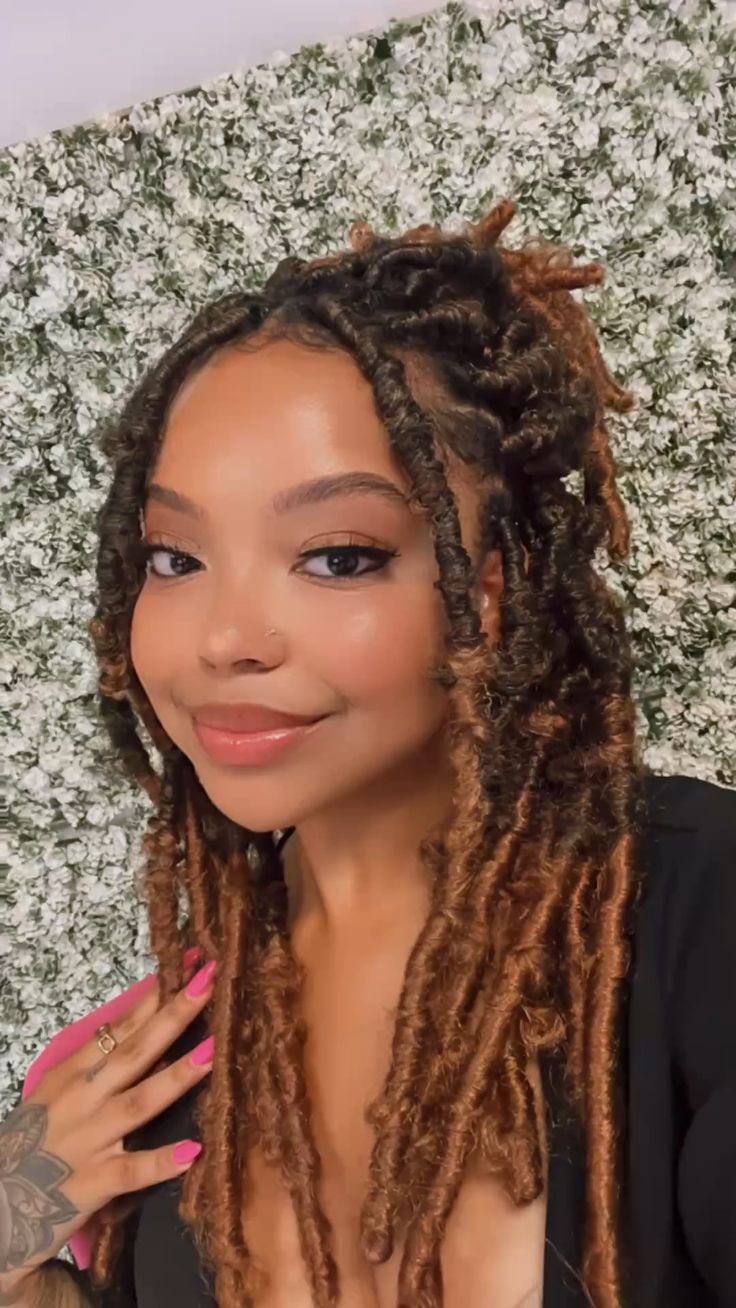 Shoulder Length Two-Tone Locs Shoulder Length Two-Tone Locs — Soft Locs Hairstyles