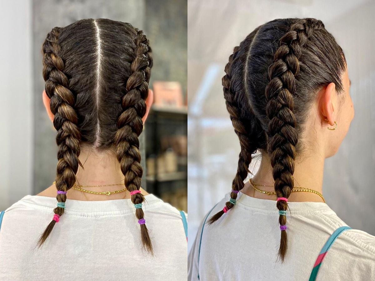 Double Dutch Braids — Softball Hair