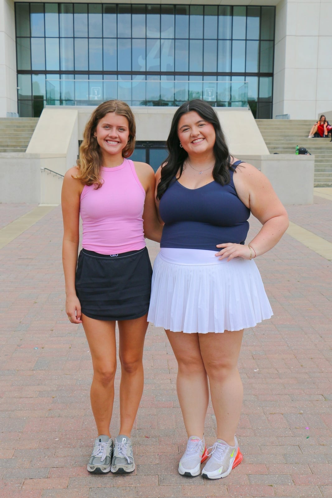 Athletic Tank Tops with Tennis and Athletic Skirts — Sorority Outfits