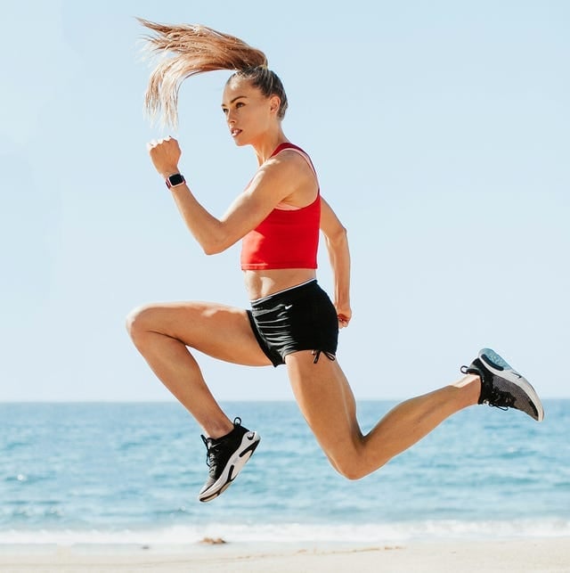 Shoulder Length Fine Blonde High Ponytail — Sports Hair