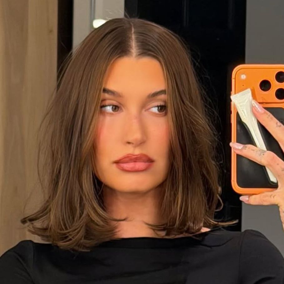 Shoulder Length Lob With Wispy Bangs — Straight Hair