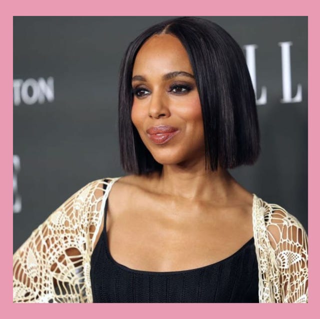 Chin Length Blunt Bob Black With The Hair Appears To Be Air-Dried — Straight Hair