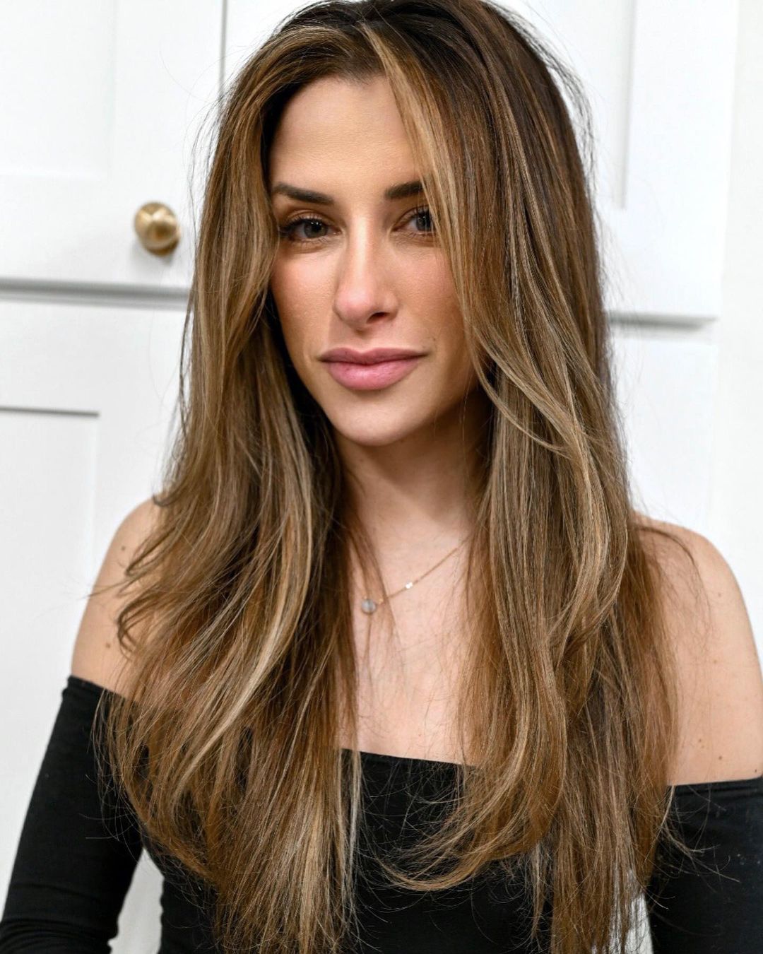 Mid-Back Layers With Face-Framing Pieces — Straight Hair Haircuts