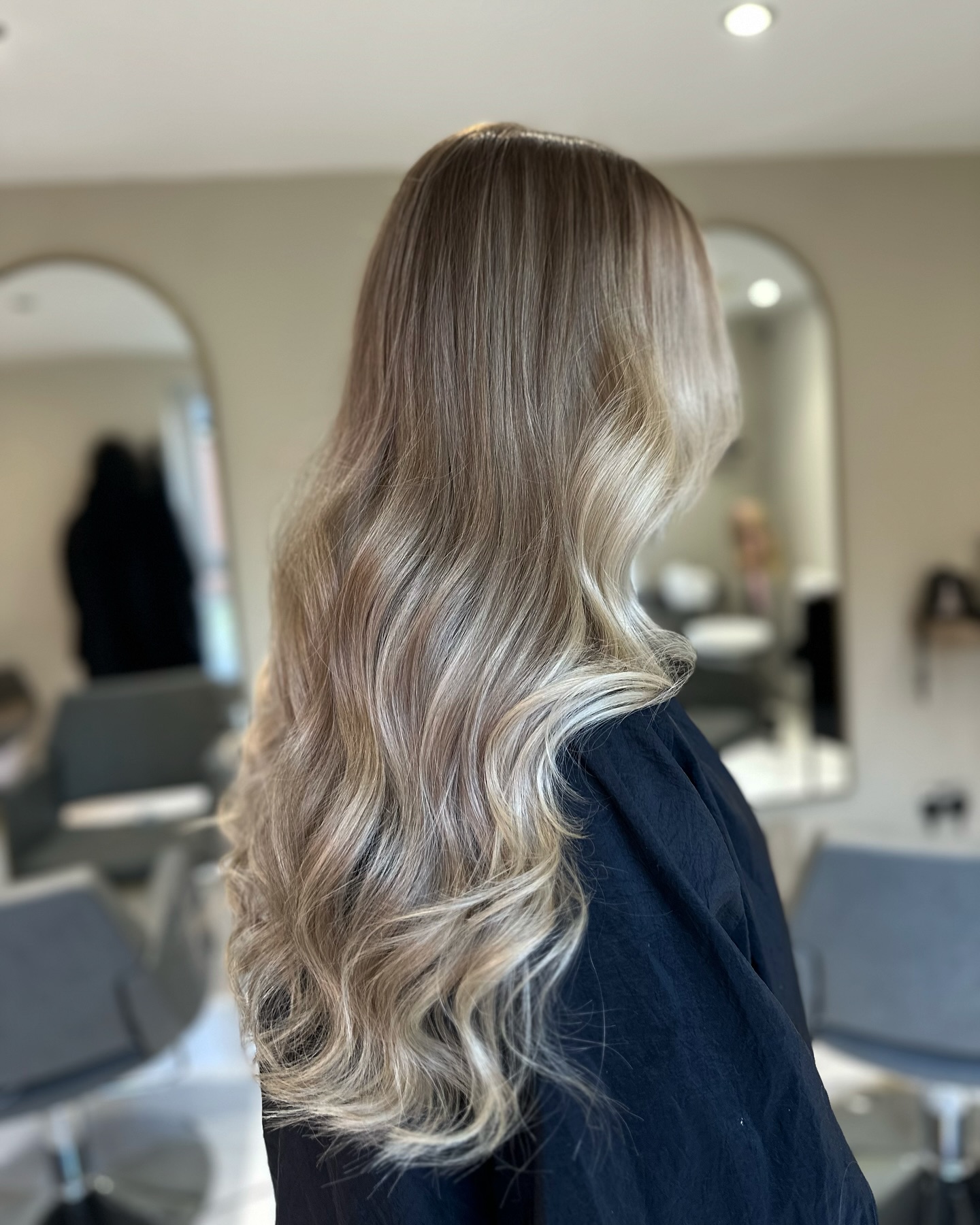 Sun-Kissed Honey Blonde Waves With Face Framing