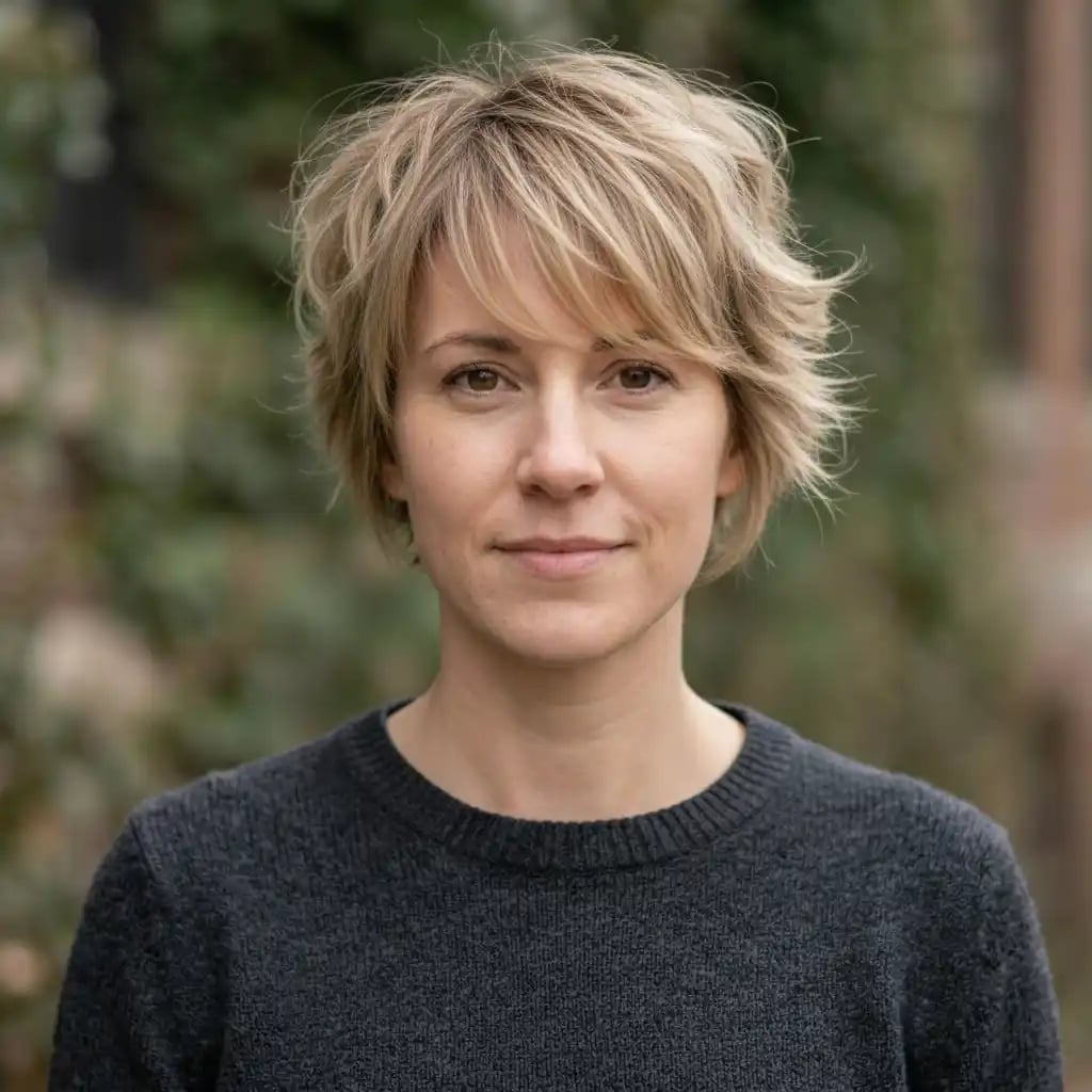 Textured Pixie With Piecey Fringe — Textured Haircuts