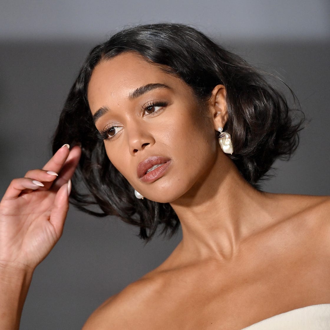 Textured Chin Length Bob, Dark Brown — Textured Haircuts