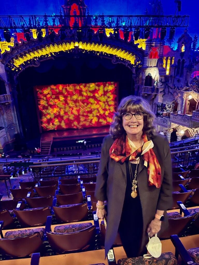 Classic Blazer with Printed Scarf Classic Blazer with Printed Scarf — Theater Outfits
