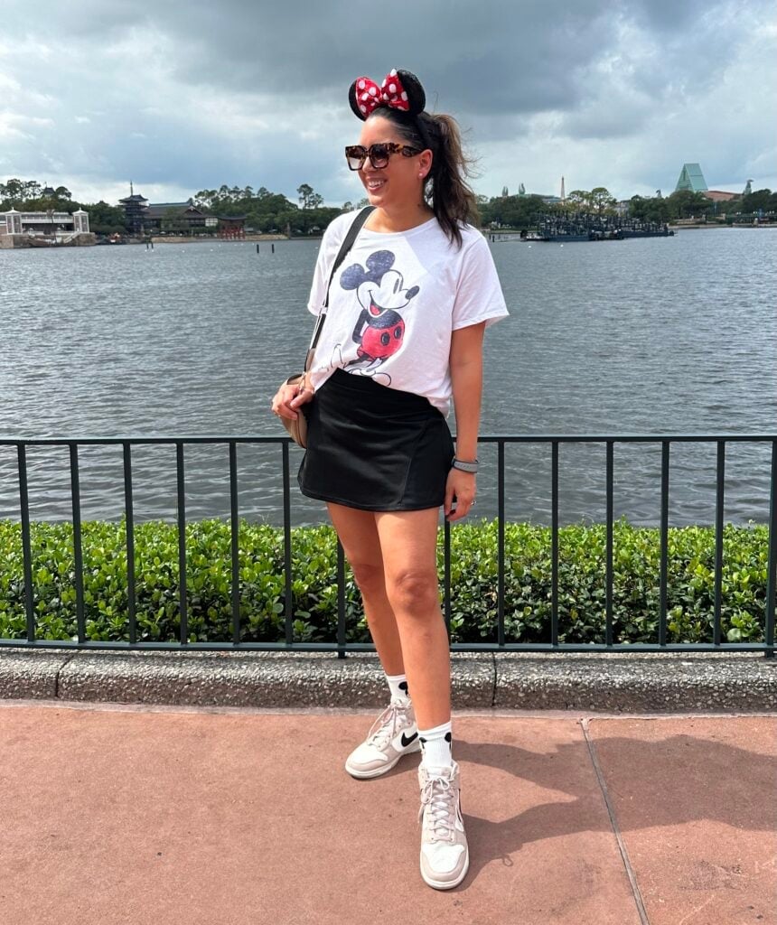 Mickey Mouse Tee and A-Line Skirt Combo Mickey Mouse Tee and A-Line Skirt Combo — Theme Park Outfits