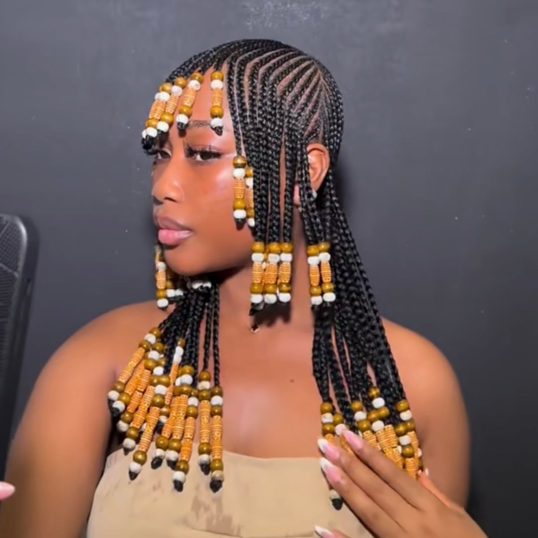 Tribal Braids With Beaded Fringe Tribal Braids With Beaded Fringe — Tribal Braids Hairstyles