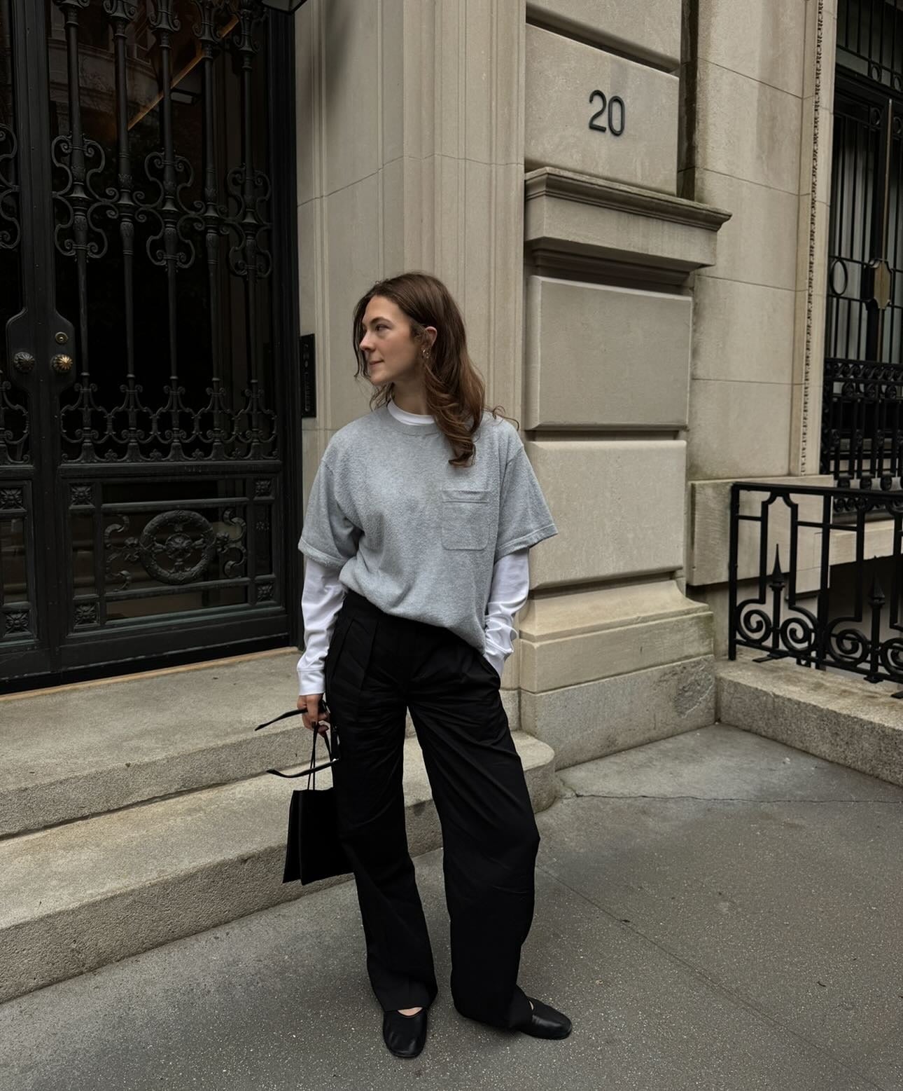 Layered T-shirts With Black Cargo Pants And Loafers Layered T-shirts With Black Cargo Pants And Loafers — Tshirt Outfit