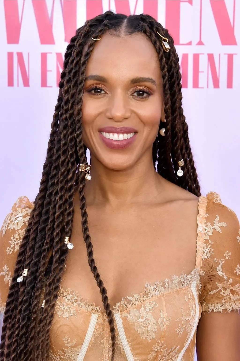 Mid-Back Two Strand Twists With Blonde Highlights Mid-Back Two Strand Twists With Blonde Highlights