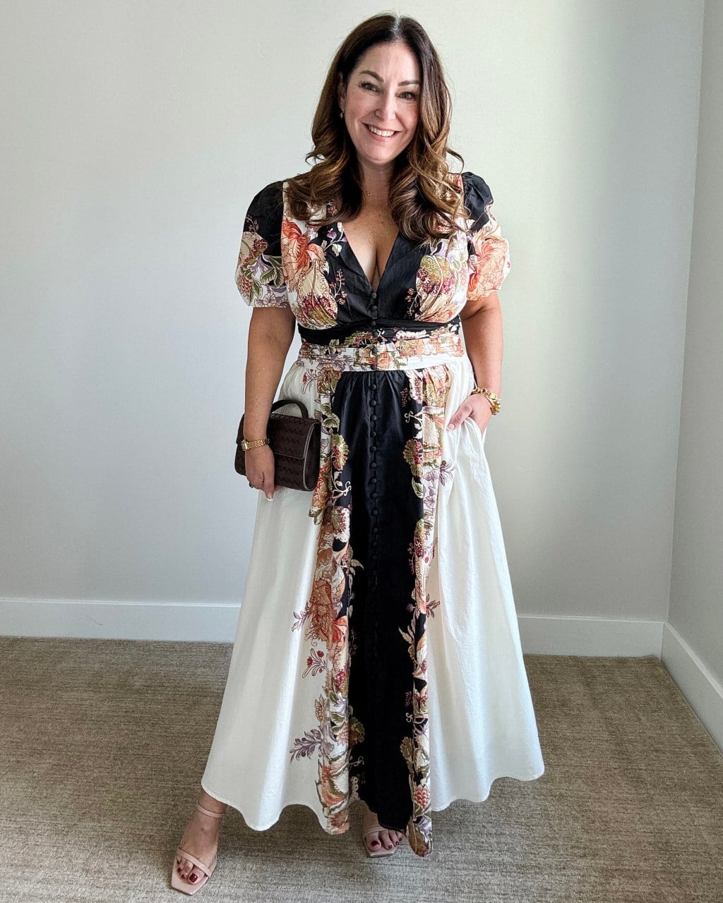 Black Satin Dress with Lace Detail — Types of Dresses