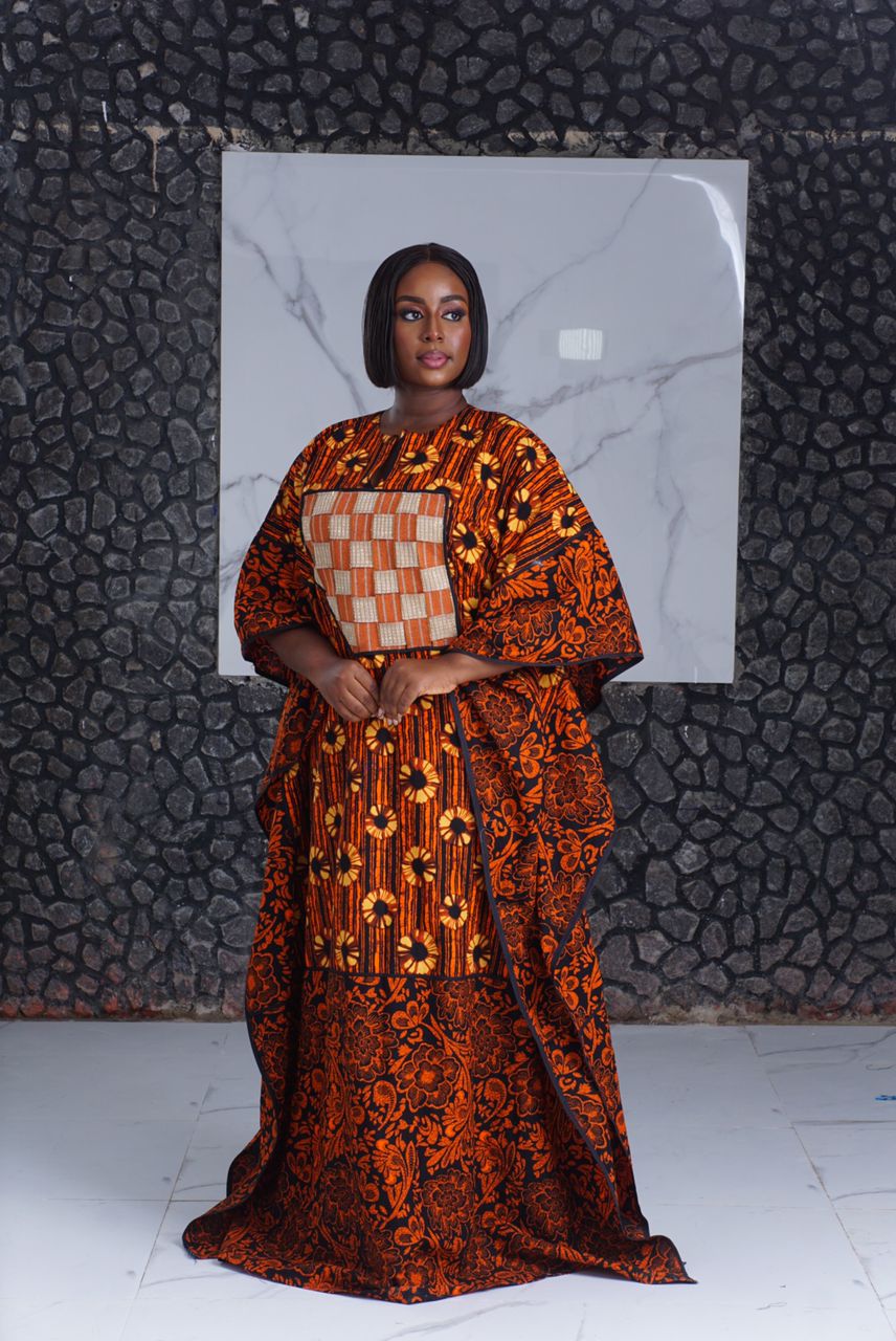Printed Cotton Kaftan Dress — Types of Dresses