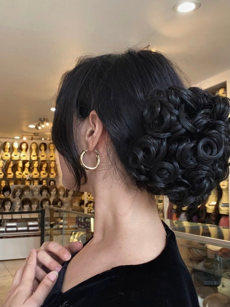Auburn Smooth Chignon Auburn Smooth Chignon — Updo Wig
