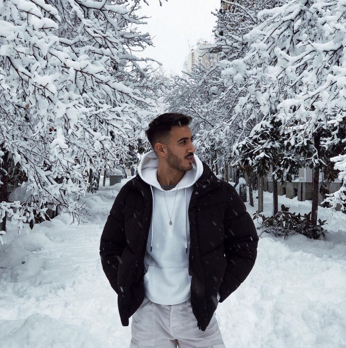 Urban Puffer And Hoodie Winter Layering
