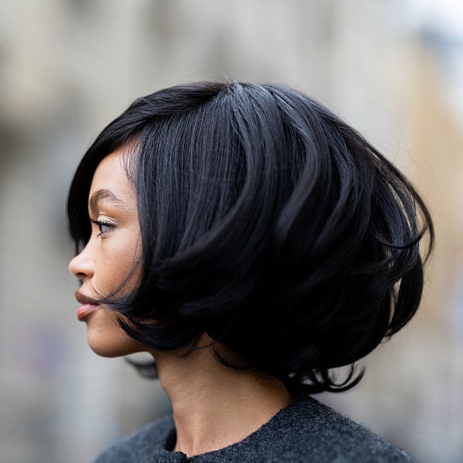 Chin Length Auburn Bob With Finger Waves Chin Length Auburn Bob With Finger Waves — Vintage Hairstyles